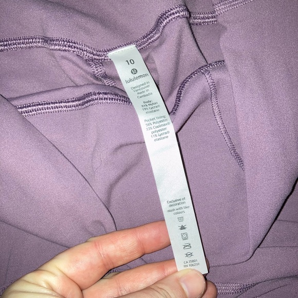 Lululemon align pant- smoked mulberry - Picture 7 of 9